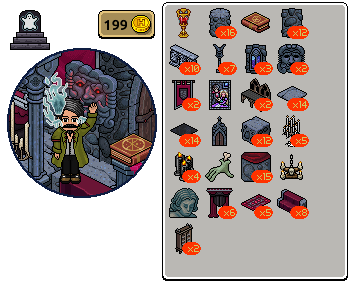 Affare stanza Scala Dimora Oscura in catalogo su Habbo Scre3578